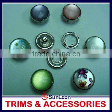 Latest Fashion Professional Engraved Snap Fastener