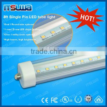 New style led tube single pin led tube 96 inch