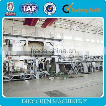 fourdrinier / single wire type 70 T/D, 3200mm medium / kraft paper making machine, raw material: waste paper, virgin pulp board