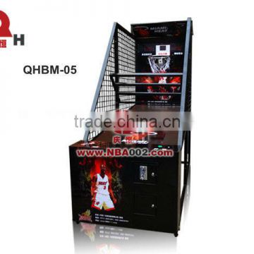 QH coin operated shooting hoops basketball arcade machine