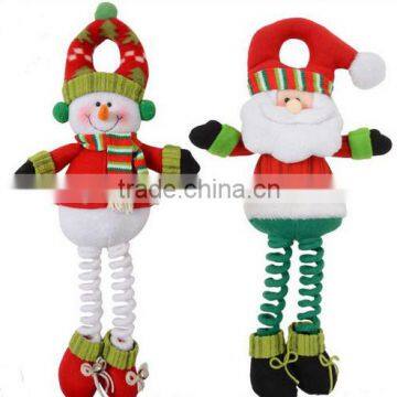 2015 hanging santa claus toy from factory china