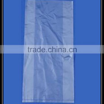 Ldpe plain side gusset plastic shopping bag factory