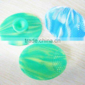 silicone facial cleansing brush