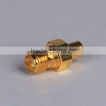 Gold Plated MCX Female to SMA Female Coaxial Adapter photo-2