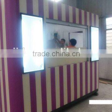 Good materials commercial bubble tea kiosk design ice cream kiosk for sale juice bar kiosk