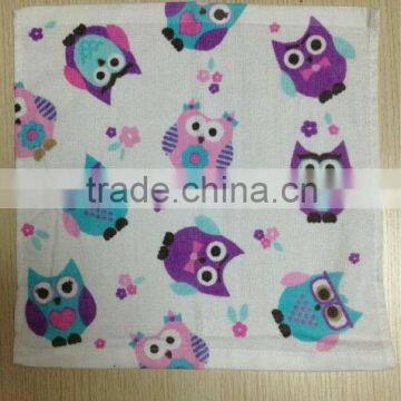 100% cotton reactive printed velour small beach towel