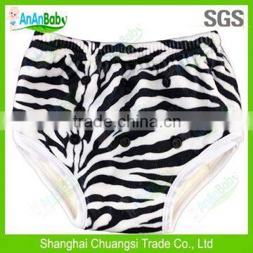 2014 Baby Product Reusable Cloth Training Pants / Soft Minky Training Pants