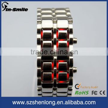 PayPal,beautiful led watch wholesale,stainless steel men digital watch led