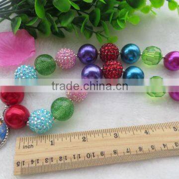 Look!! Wholesale Christmas theme bead!! Anna princess pendant necklace bubblegum Frozen chunky necklace!!