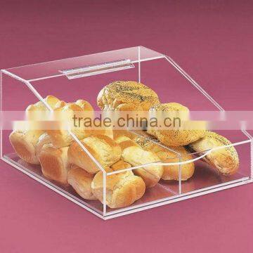Bagels Donuts 3 Tray Bakery Clear Acrylic Display Case With Rear Doors Quality Choice photo-2