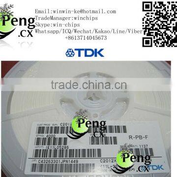 Multilayer Ceramic Capacitors MLCC - SMD/SMT 0805 0.1uF 50volts X8R 10%(TDK)/Capacitor C2012X8R1H104K125AA