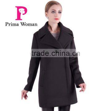 2016 Spring Long Cheap Women Trench Coat With Lapel photo-2