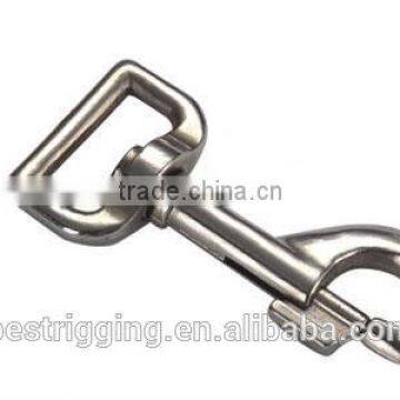 Rigging Nickel Plated Galvanized Bolt Snaps Round Eye,Solid Brass Fixed Eye Bolt Snap Hooks For Handbag for Carabiner photo-2