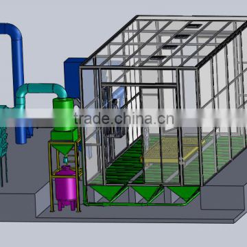 sand blasting room/sandblasting booth