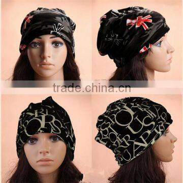 Women Fashion Style Allover Print New Design String Kniting Cap photo-5