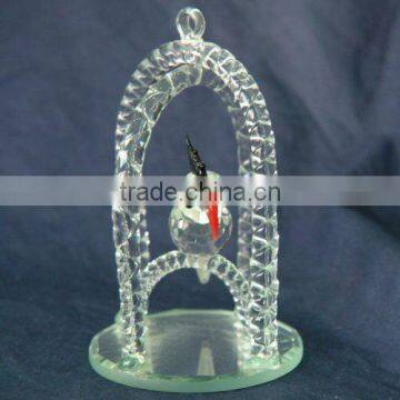 Crystal Animal Crystal Parrot in a Cage