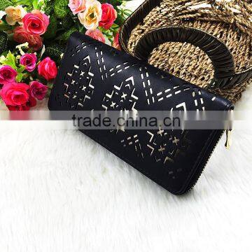 High Quality Wholesale New Fashion Black PU Embossed Women Wallet Famous Designer Brand Wallet photo-3