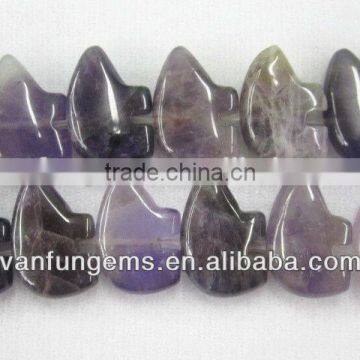 100% Natura Amthyst Pumpkin Shape Beads Loose Gemstone Real Amthyst Round Beads photo-6