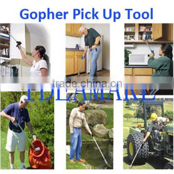 2015 Hot Sale Trash Picking Up Tool with LED Light,garbage Grabber,great for indoor or out