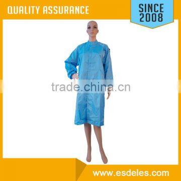 Customize Cotton Material ESD Antistatic Smock With Conductive Carbon photo-3