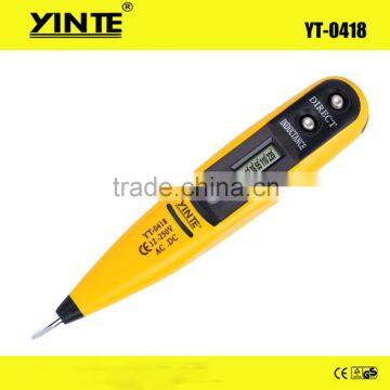 China manufacturerAC.DC12-250V Lcd display digital Non-contact electric tester pen detector