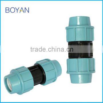 China supplier Taizhou plastic quick pipe compression fitting Coupling
