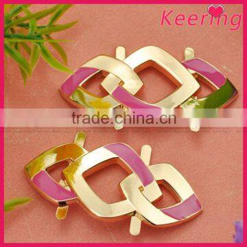 wholesale fashion decorative gold metal shoe clips for women shoes WSC-343