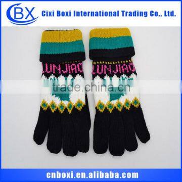 2014 Best sale Christmas gift custom winter ski glove