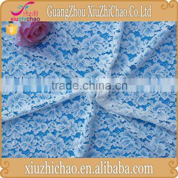 HG0337 Nylon Embroidery Eyelash Swiss Lace Fabric Flower Design