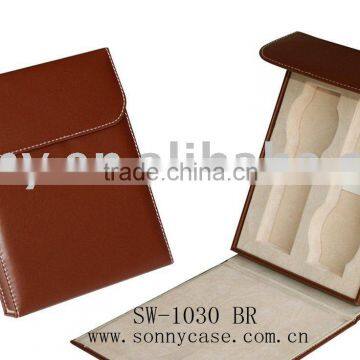 PU Leather travel watch case