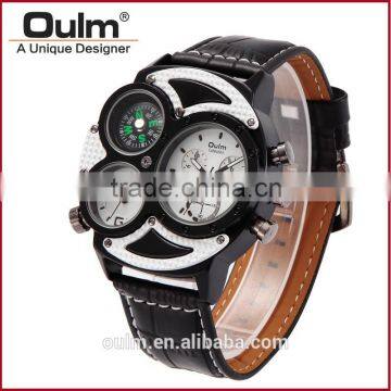 Oulm Compass Watch, Unisex Wristwatch, Multifunction Wrist Watch