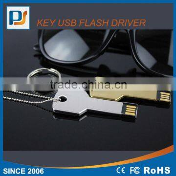 Promotional metal key usb flash drive 16gb made in china bulk cheap