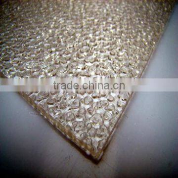 Colorful polycarbonate sheet manufacturer pc embossed board for door