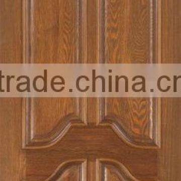 Modern European Style Natural Wood Veneer Doors Design In Showroom DJ-S110