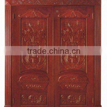 Luxury Carved Villa Doors Wood Design DJ-Y908