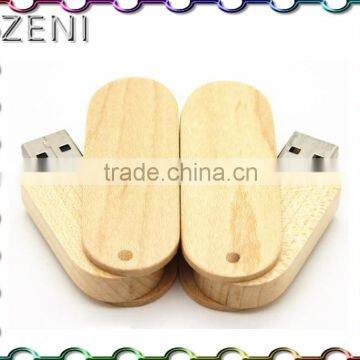 Customized Logo Print Carved Promotional Cute Usb Flash Drive Wood photo-5