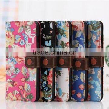 Wholesale Flower Pattern for iPhone 6 Case F-IPHLC020