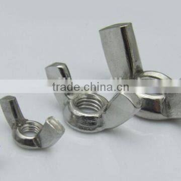 Stainless Steel 18-8 Copper Brass Aluminum DIN 315 Wing Nut Bolts And Wing Nuts