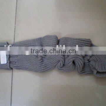 knitting Leg cover light grey