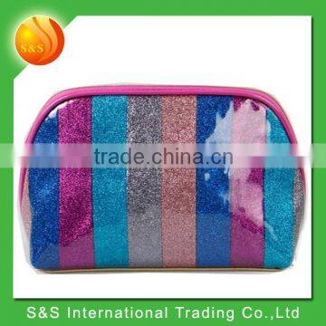 2015 colorful cute multifunctional large capacity beautiful pvc cosmetic bag