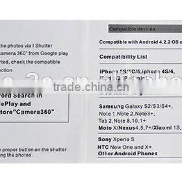 Wholesale Gift Itmes Legoo Bluetooth Remote Shutter for Smartphone, Shutter Remote Control for Camera photo-6