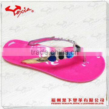 Woman beach PVC slipper jelly flip flop