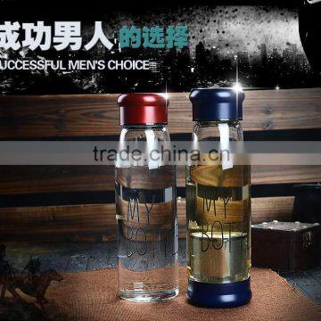 Crystal Glass Rider Glass With Cover Seal Creative Portable Car Cup of Hot Tea Cup photo-5