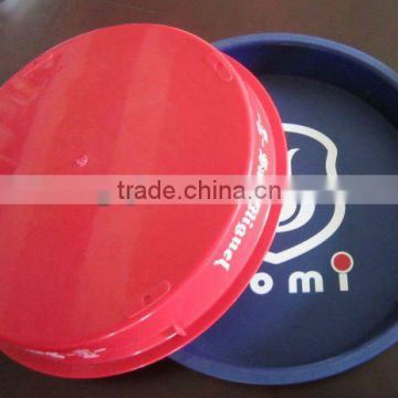 Anti-slip Plastic Round Restaurant/Bar/Hotel Serving Tray