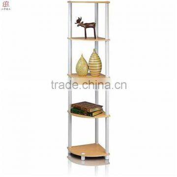 China House 5 Tier Wooden Display Shelf Corner Product Display Rack