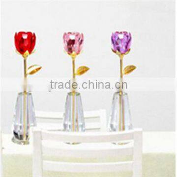 Popular gift beautiful crystal vase