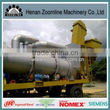 ZOOMLINE Brand 20T/HR Portable Drum Asphalt Mix Plant