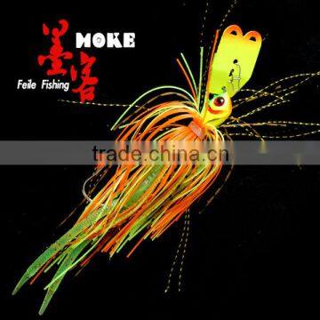 colorful fish lure hook with sequins to attract the fish