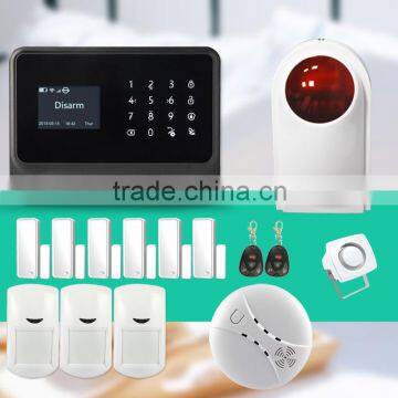 Home security wireless alarm system S1 support 100 sensors and smart sockets control home applications