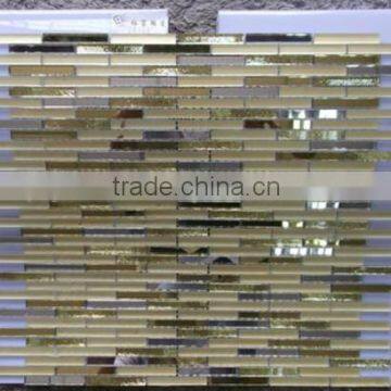 China luxury bathroom tiles design crystal glass mosaic tile price